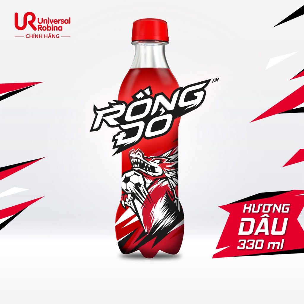 Nước tăng lực Rồng Đỏ Boost Hương Dâu 330ml