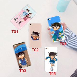 Ốp điện thoại mềm trong suốt in hình thám tử Conan 88GT cho iPhone 8 7 6s 6 plus 5 5S SE 5C 4 4s