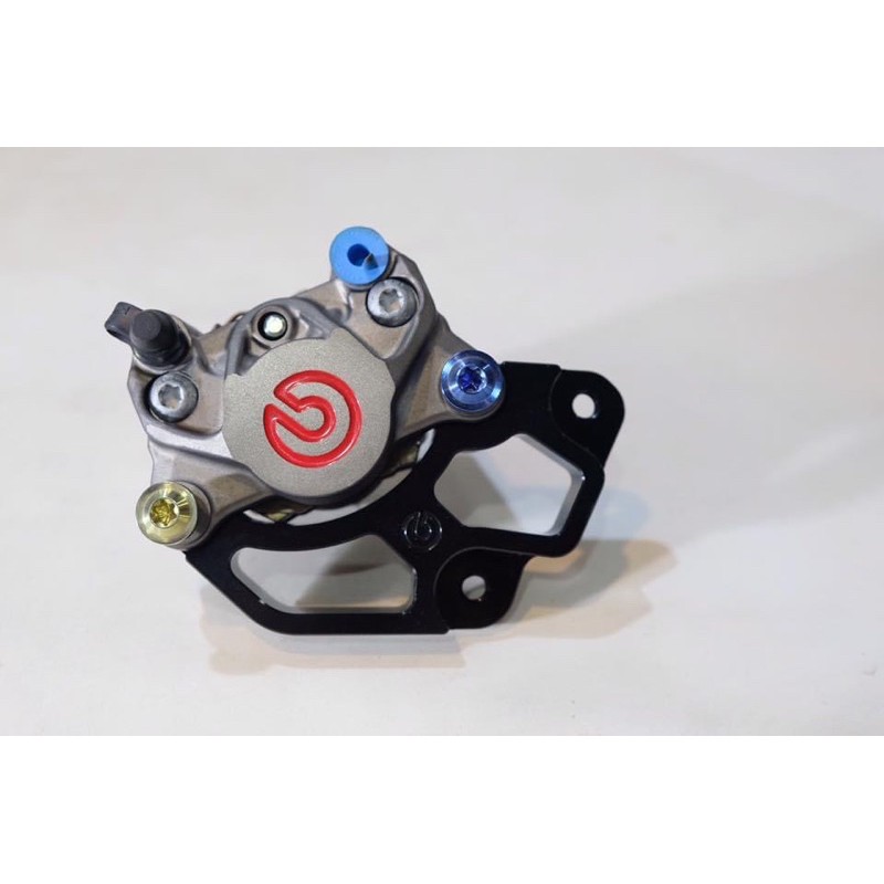 pass nhôm bass cnc heo thắng 2 piston đối xứng