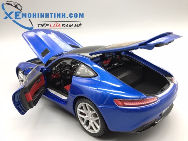 Xe Mô Hình Mercedes-Benz Amg Gt 1:18 Maisto (Xanh)