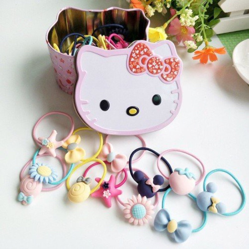 Hộp thun kitty 40 sợi