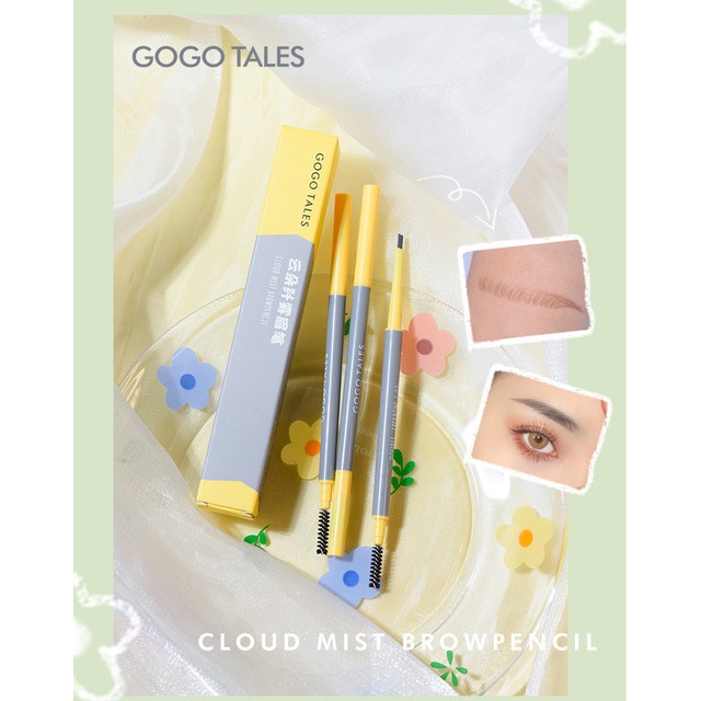 Chì Kẻ Lông Mày Hai Đầu Kháng Nước Gogotales Nội Địa Trung