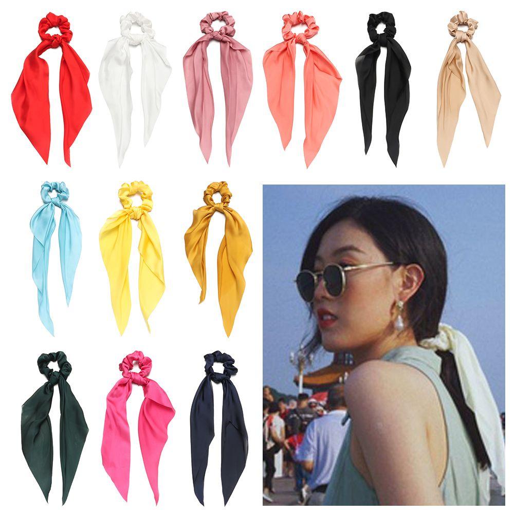 Dây Buộc Tóc Ruy Băng Dài Thắt Nơ Thời Trang