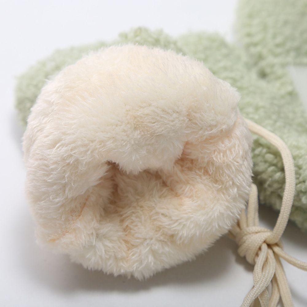 MOCHO Găng Tay Mùa Đông Bằng Vải Lông Nhung Dễ Thương Xinh Xắn Cho Nữ