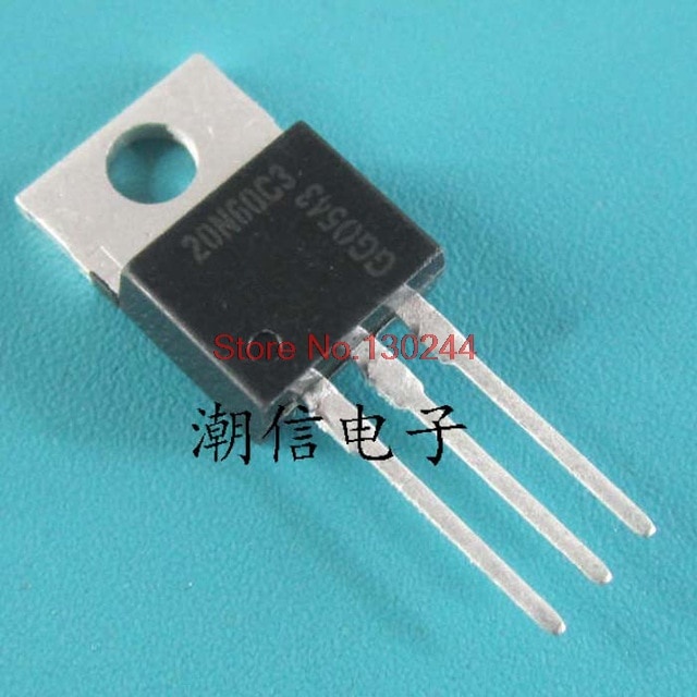 Set 5 Linh Kiện Điện Tử Sp20N60C3 20N60C3 Aqua20N60 TO-220