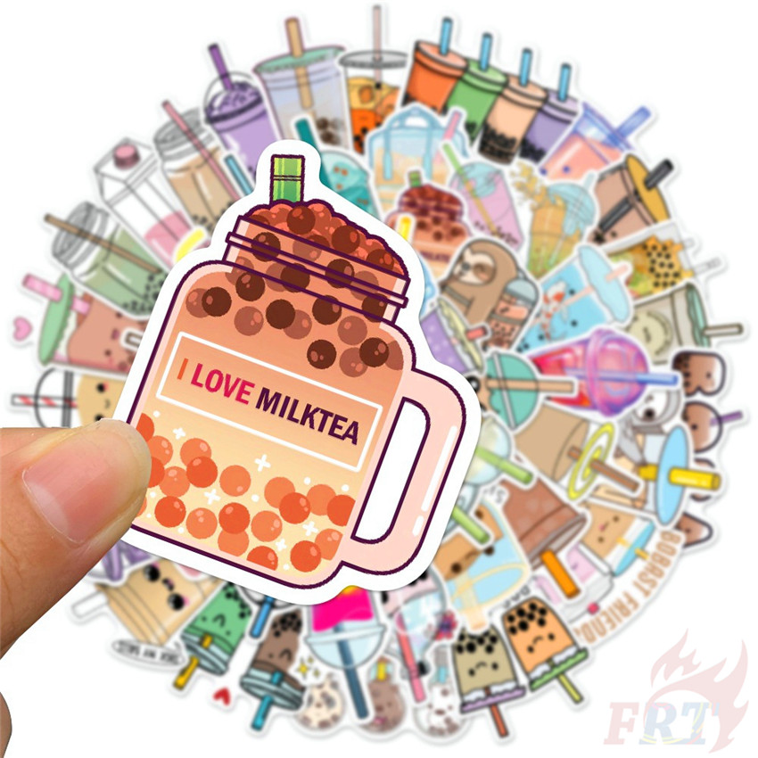 ❉ I Love Drinking Series 03 Pearl Milk Tea Stickers ❉ 50Pcs/Set DIY Fashion Luggage Laptop Skateboard Doodle Decals Stickers
