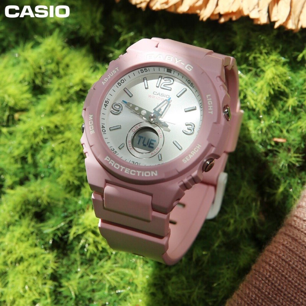 Đồng hồ nữ dây nhựa Casio Baby-G chính hãng Anh Khuê BGA-260SC-4ADR