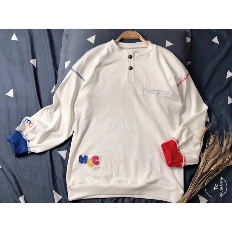 Áo swt cúc gỗ có ảnh thật HANA99 | BigBuy360 - bigbuy360.vn