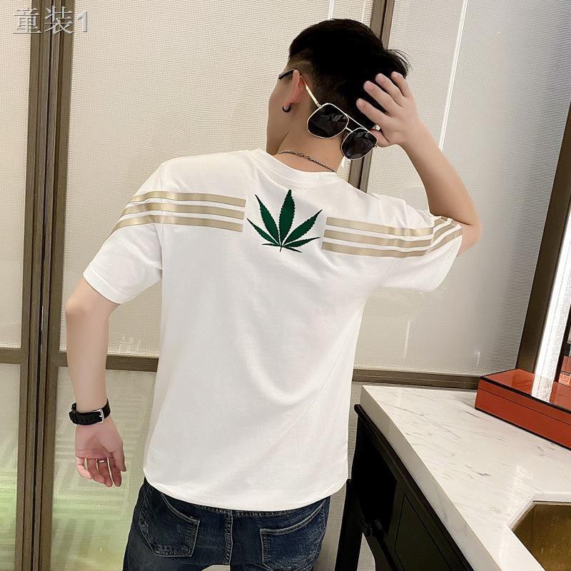 ☃﹍nam ngắn tay phiên bản Hàn Quốc của áo bronzing thời thượng T- sơ mi mùa hè 2021 new wild ins Thương hiệu trang