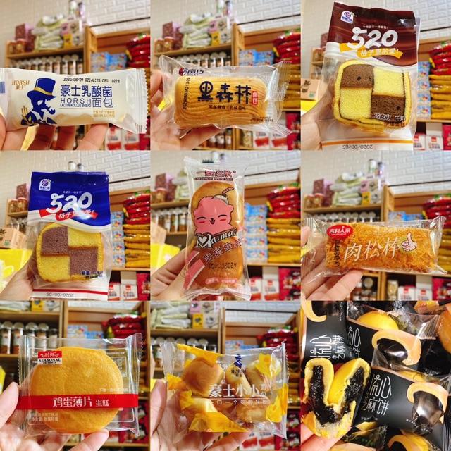 Bánh bông tươi tươi đủ vị