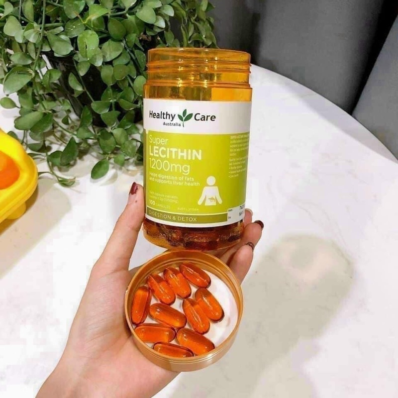 Mầm Đậu Nành Healthy Care Super Lecithin  180 Viên