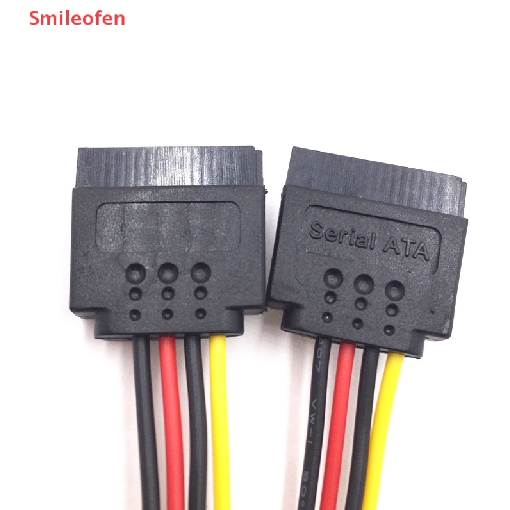 Dây Cáp Mở Rộng Nguồn Ổ Cứng SATA II 15Pin SATA Male Sang 2 Female 15Pin Mới