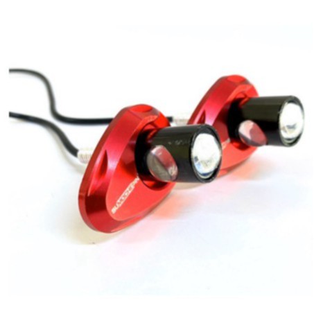 [ 1 đôi ] Đèn LED xi-nhan Multy long đen nhôm đẹp cả nu 2 mắt