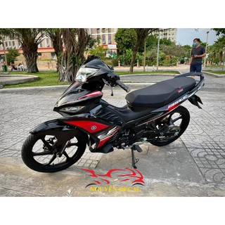 Tem xe exciter 135 lc đen đỏ trắng