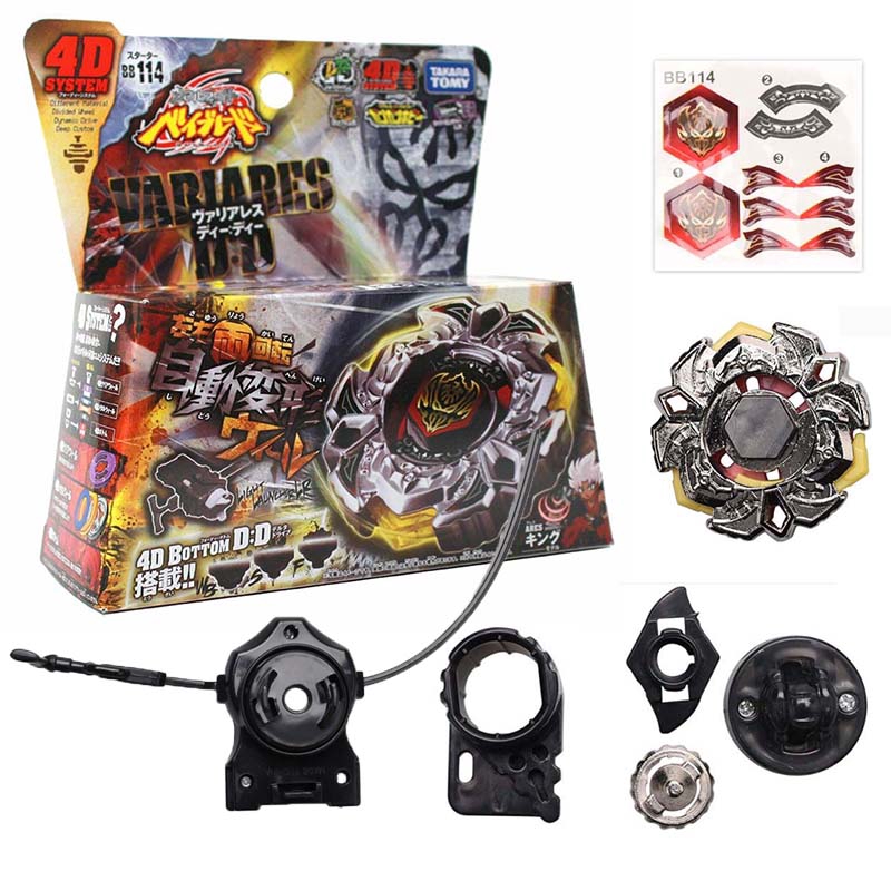 Con quay Beyblade 4D bb114 với kim loại siêu thú vị dành cho các bé Toy Gifts