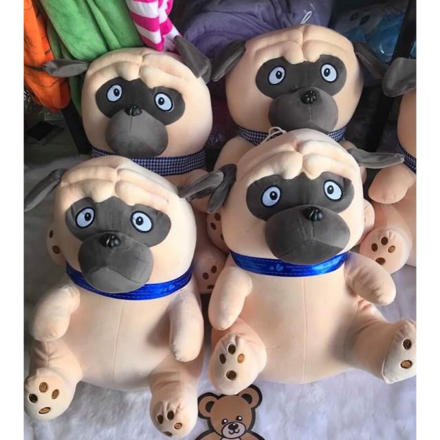 Thú bông chó pug mềm mịn size 40cm