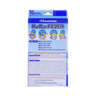 MIẾNG DÁN HẠ SỐT ByeBye-FEWER ( hộp 10 miếng)