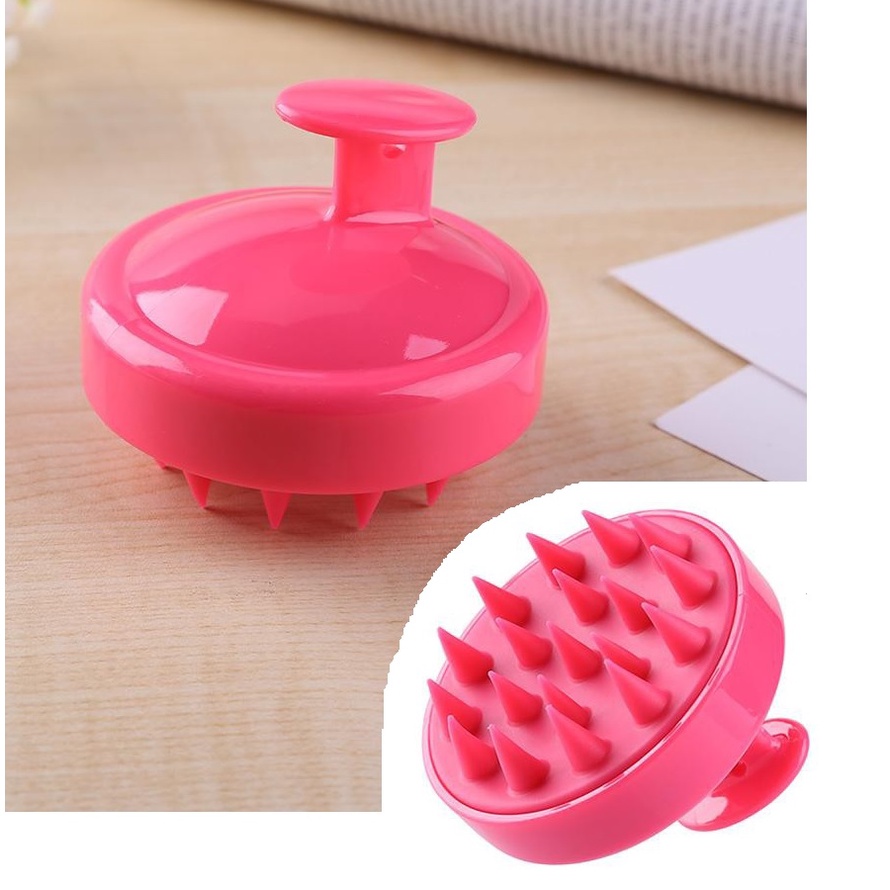 Lược Silicone mềm gội đầu massage da đầu tiện dụng