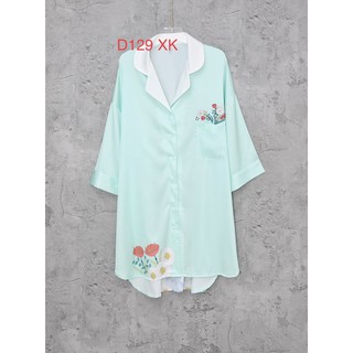 [Hàng Sẵn] D129 đầm ngủ somi , hàng QCCC chất lụa mềm mượt (hình thật)
