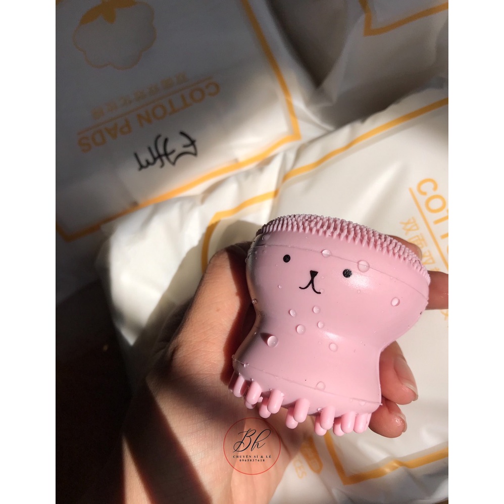 Cọ bạch tuộc rửa mặt