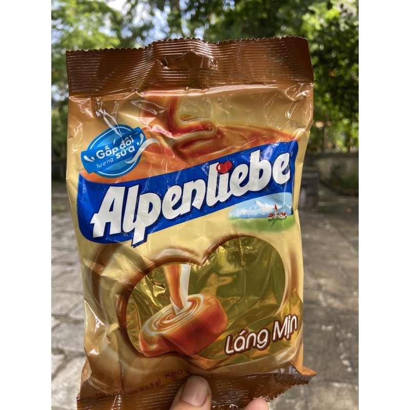 Kẹo cứng Alpenliebe Vị Sữa Caramen& Dâu