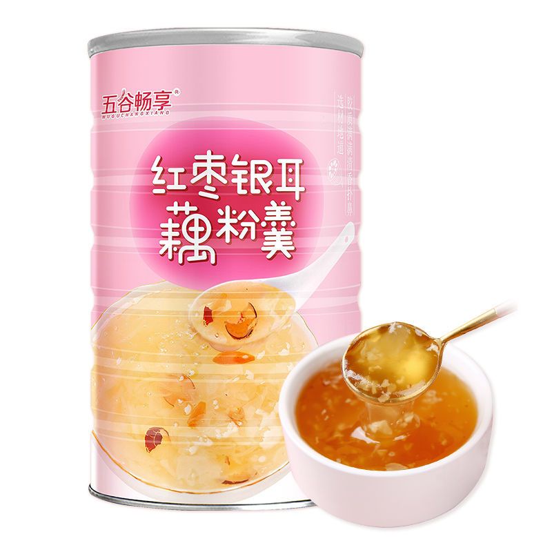 Bột củ sen táo đỏ nấm tuyết hạt sen