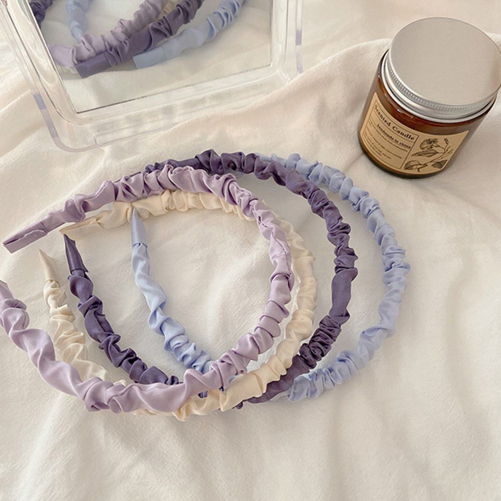 Băng đô lụa màu sắc ngọt ngào phong cách Hàn Quốc đơn giản dành cho nữ