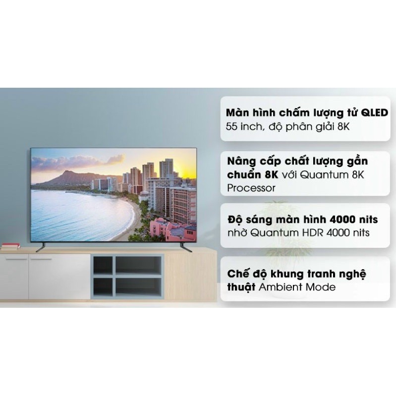 Smart tivi QLED Samsung 8K 55inch QA55Q900R.Fullbox