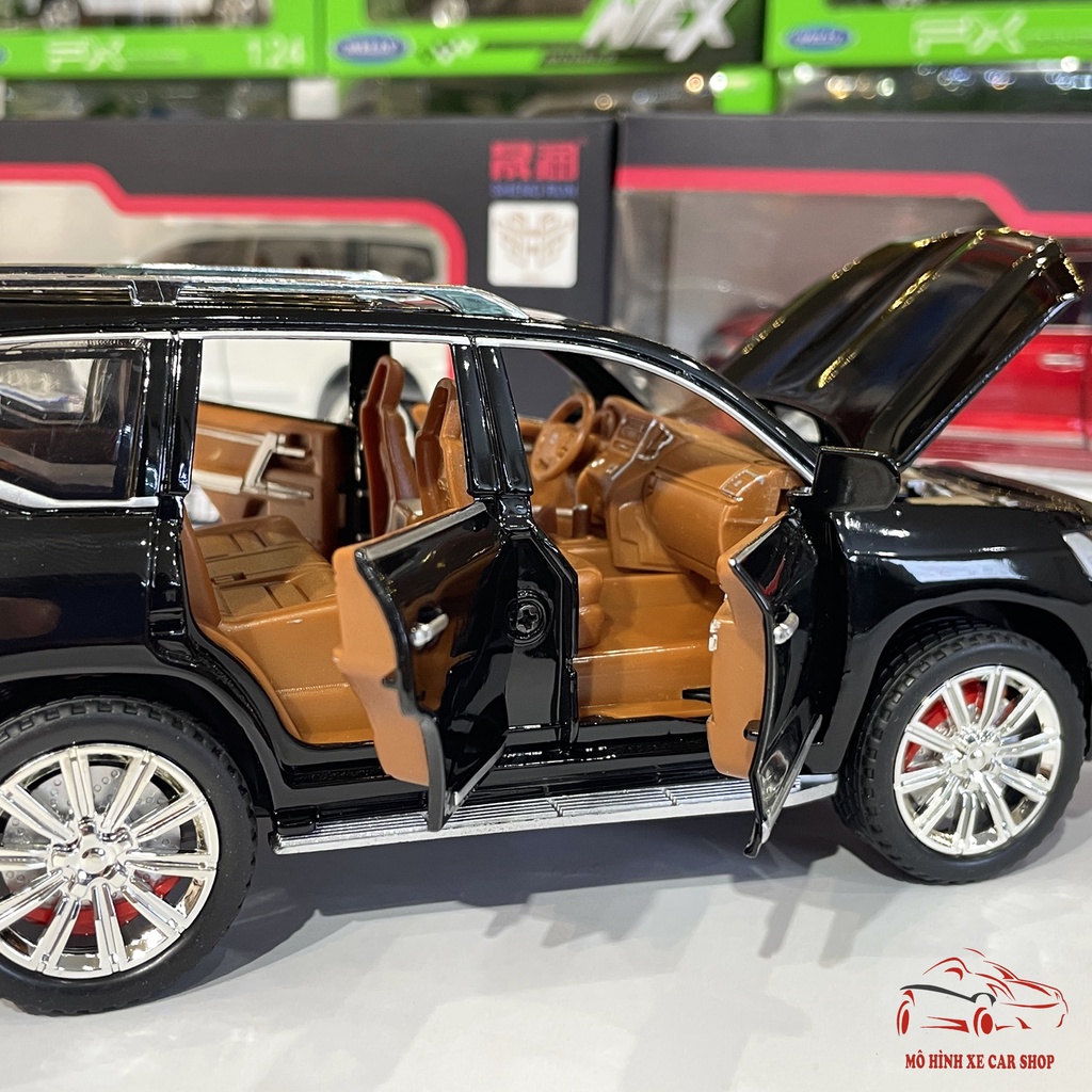 Xe mô hình hợp kim Toyota Landcruiser LC300 tỉ lệ 1:24 Carshop hãng Sheng Run 3 màu