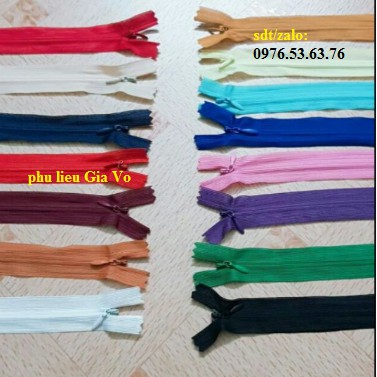 Dây kéo giọt nước 30cm 13000/10pcs