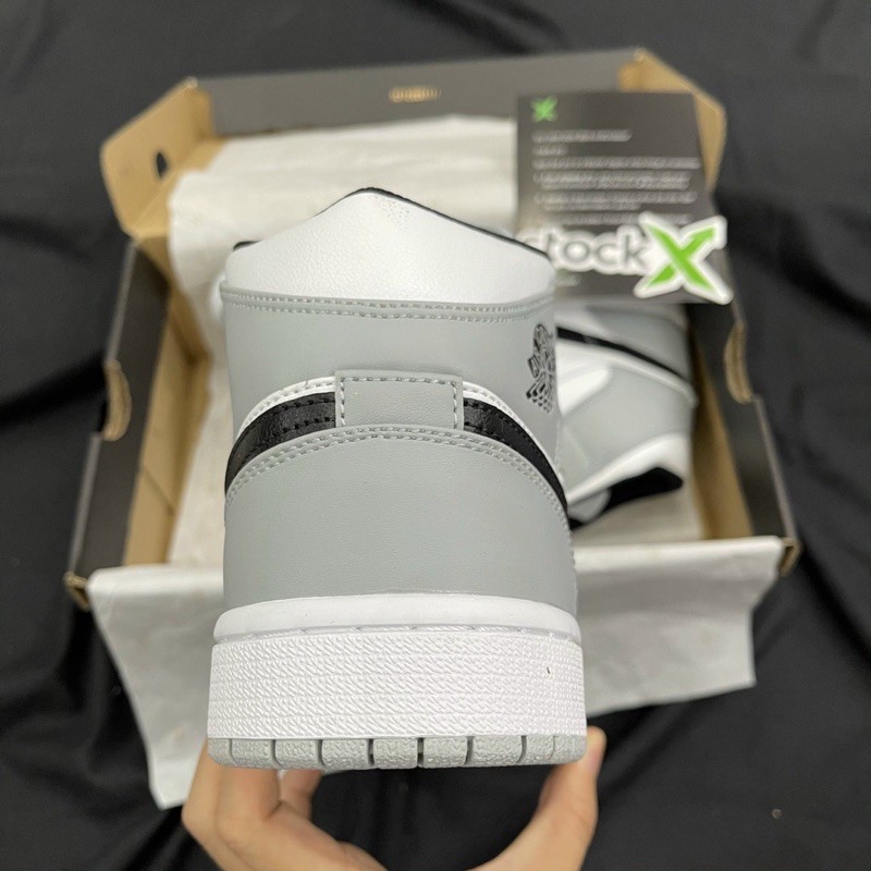 Giày Jordan 1 xám trắng cao cổ hàng đẹp fullbox | BigBuy360 - bigbuy360.vn