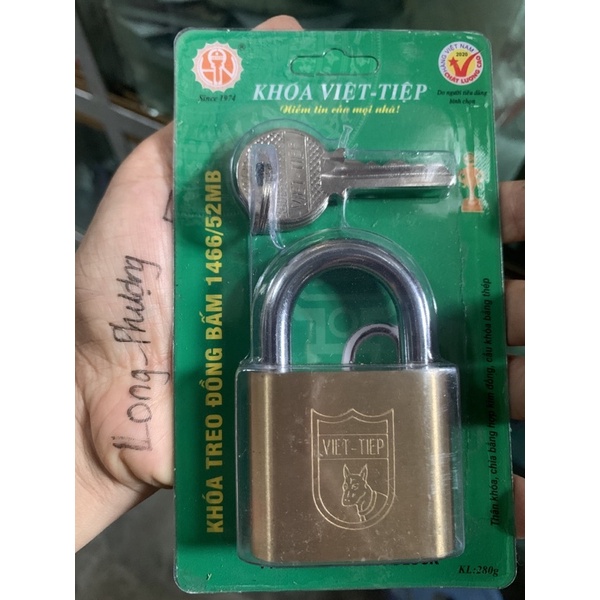Khóa đồng treo Việt Tiệp, thiết bị chống trộm