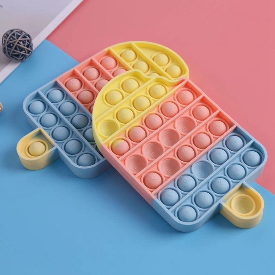 Đồ Chơi Xốp Squishy Giảm Stress Hình Cây Kem Nhiều Màu Dễ Thương Cho Người Lớn Và Trẻ Em