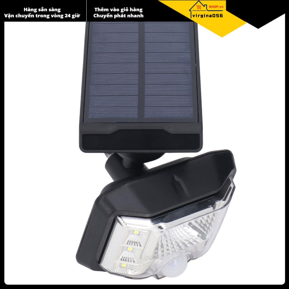 Virgina056 Đèn LED khẩn cấp ban đêm ngoài trời năng lượng mặt xoay 360 độ với điều khiển ánh sáng và cảm biến chuyển động PIR