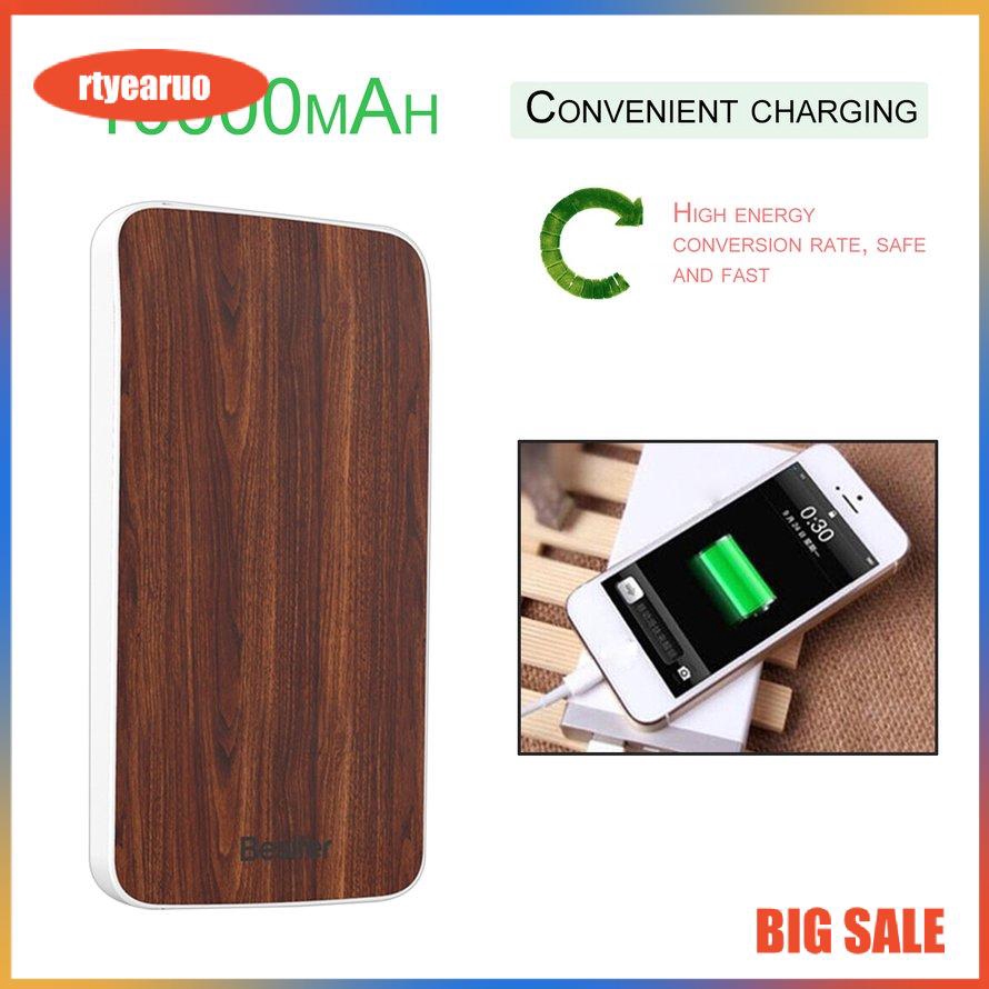 Sạc Dự Phòng Vỏ Gỗ 036 10000mah Cho Điện Thoại