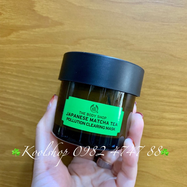 Mặt Nạ The Body Shop Japanese Matcha Tea Pollution Clearing Mask