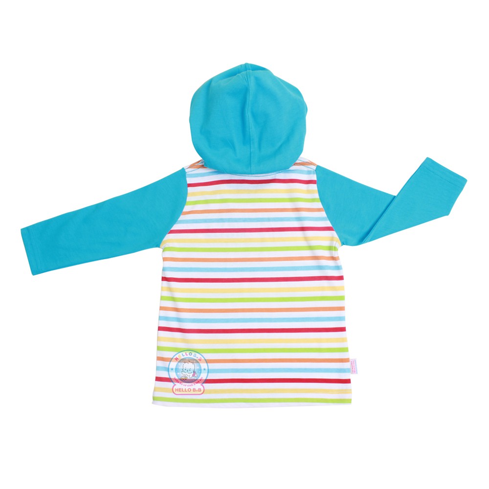 Áo Hoodie Sọc Xanh Dương AL1031 HELLO B&amp;B - HELLO BB