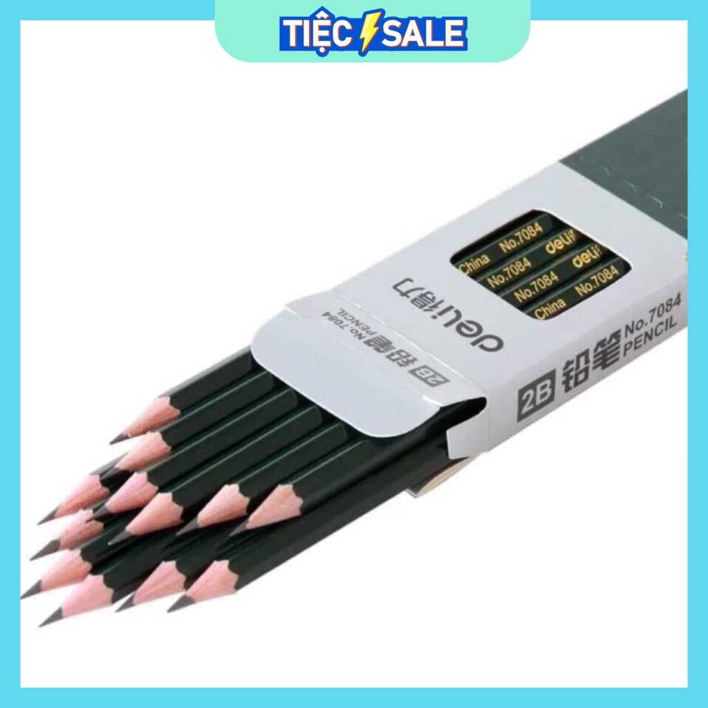 HỘP 12 CÂY BÚT CHÌ QILI 2B _ Giá Bán Sỉ Lẻ