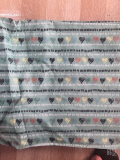 [Cotton Poly] Set poly cotton - Cỏ và tim xanh.