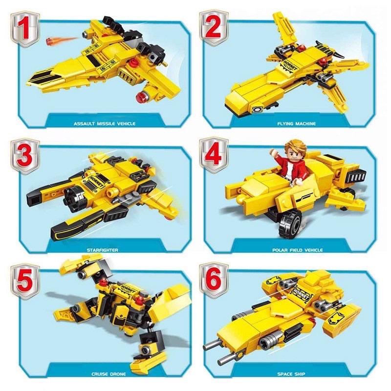 Bộ đồ chơi lắp ráp legoo Robot Người máy biến hình Mecha shape
