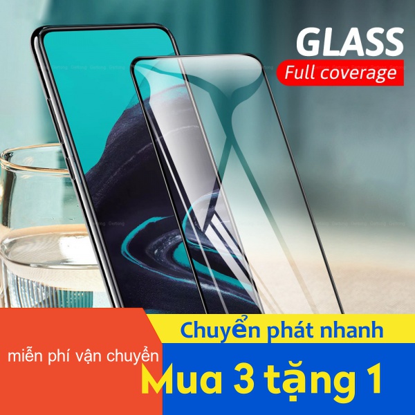 Kính Cường Lực Bảo Vệ Toàn Màn Hình 20d Cho OPPO RENO 6.6 10X REALME 5 2 3 2F F11 R15 R17 Q X C2 C3 C3i K3 A5S A3S A7 A1K ACE X2 XT NEX Z 2Z Pro A31 A9 A5 2020