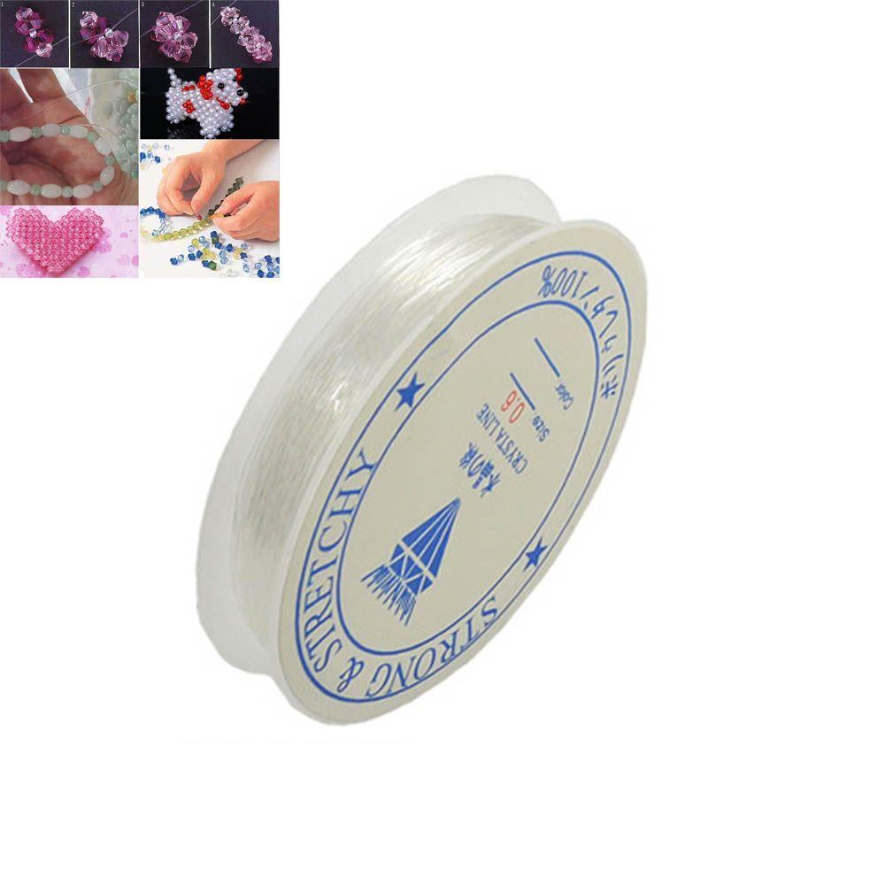 Cuộn Dây Co Giãn Trong Suốt 1.0MM Làm Vòng Tay / Vòng cổ