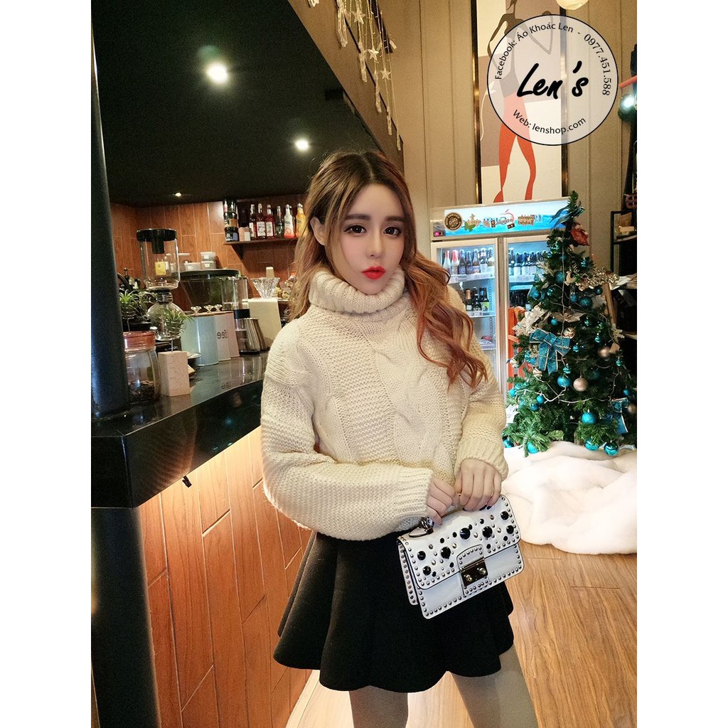 ÁO LEN CỔ LỌ VẶN THỪNG