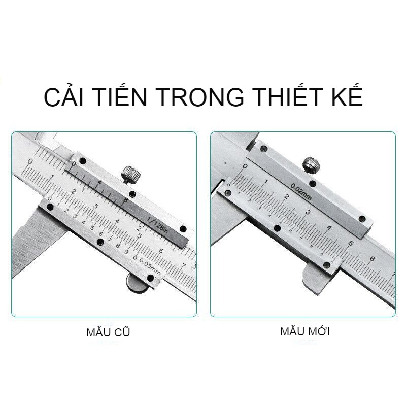 Thước kẹp cơ khí bằng thép cao cấp 150mm