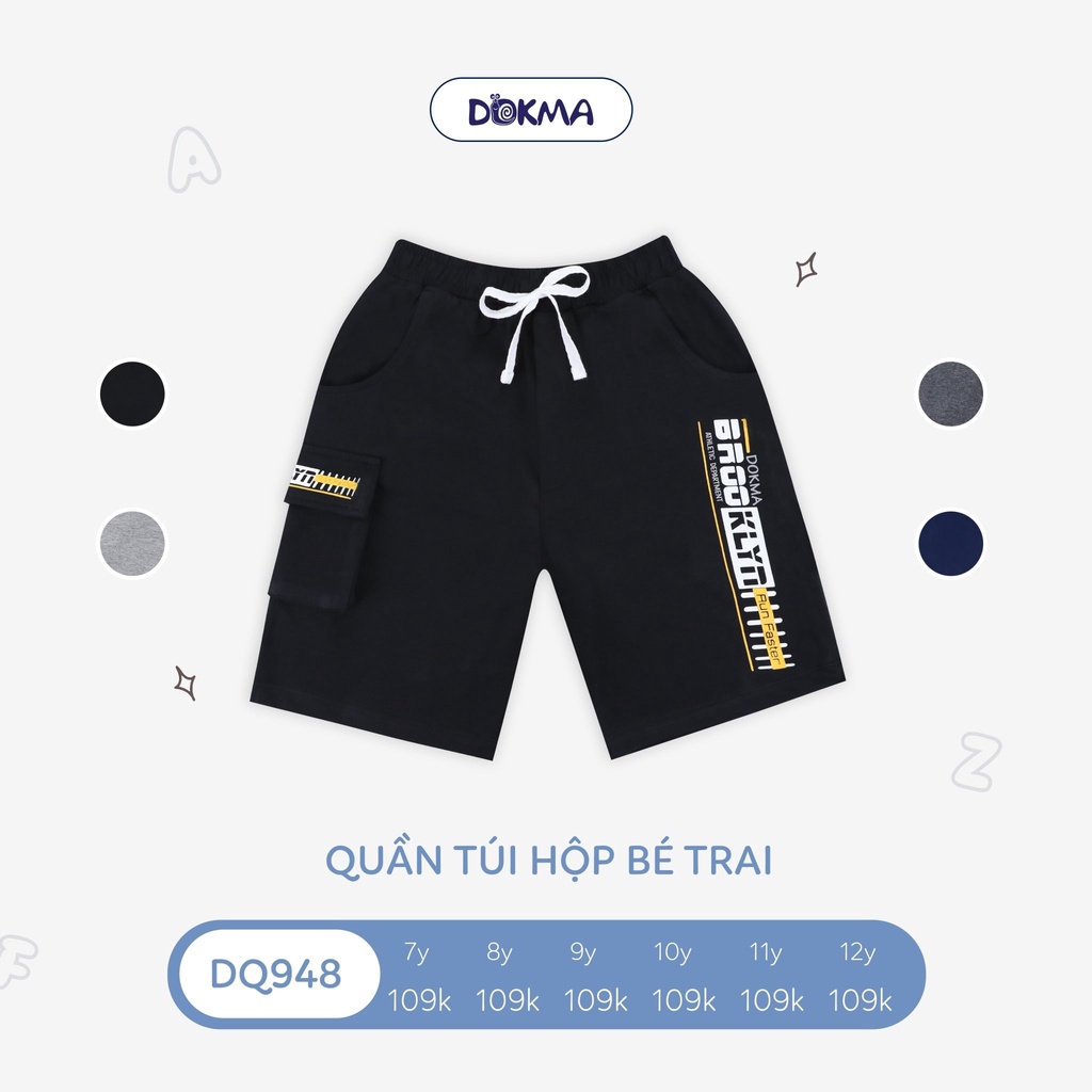 Quần đùi vải cotton DOKMA DQ948