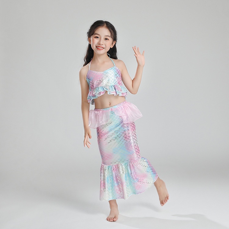 Set Đồ Bơi Nàng Tiên Cá 4 Món Cho Bé Gái
