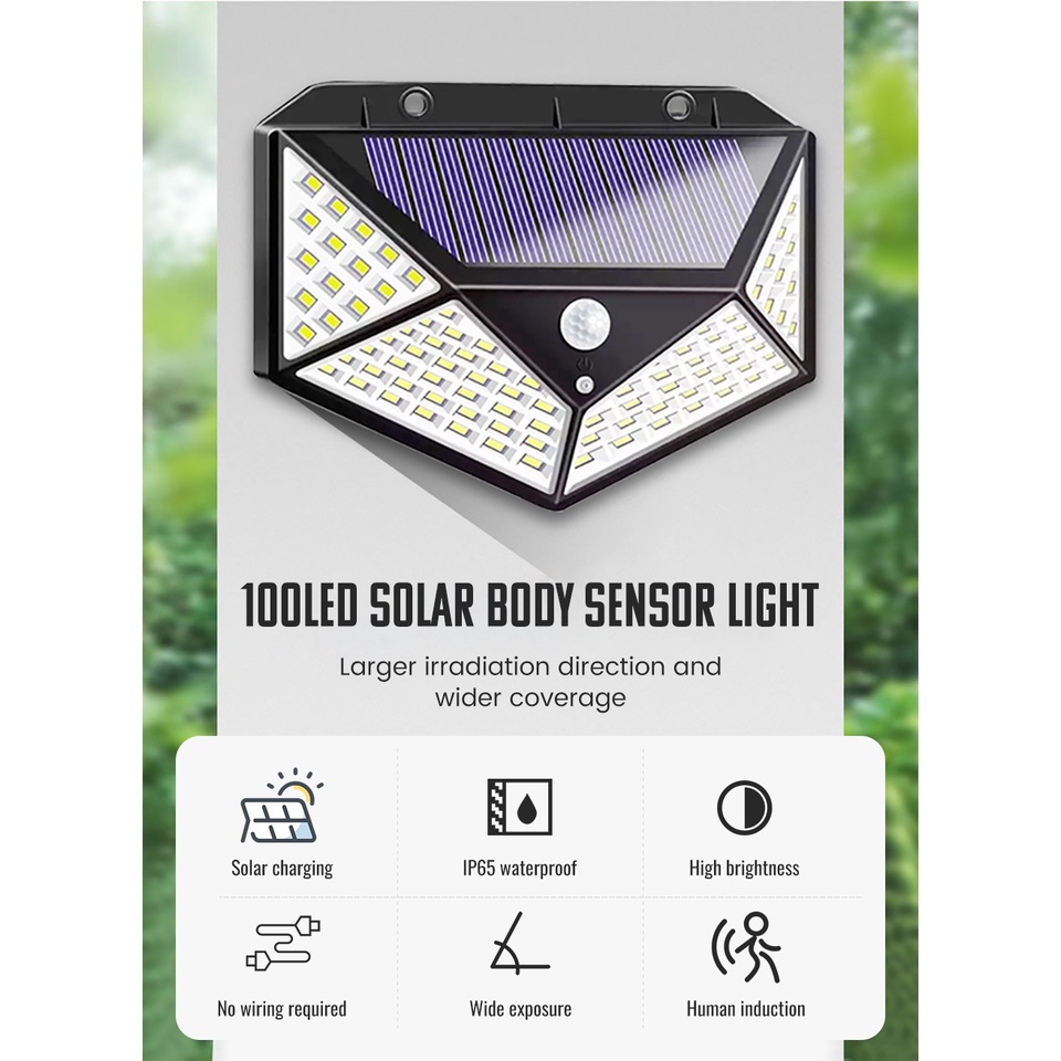 Set 4 Đèn Led 100 Bóng Sử Dụng Năng Lượng Mặt Trời Chống Thấm Nước Trang Trí Sân Vườn