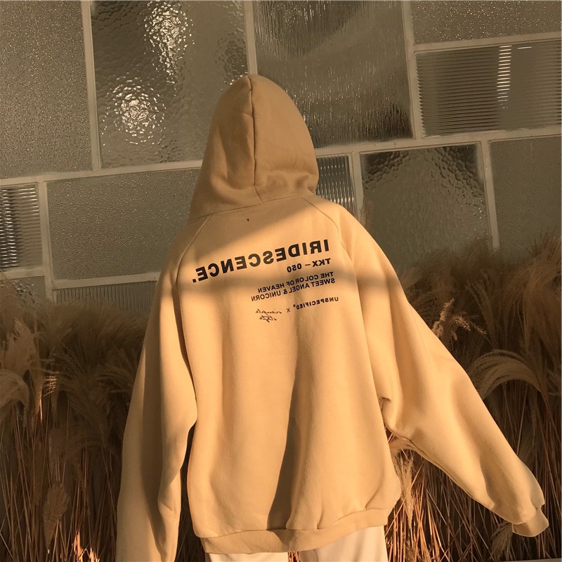 Áo hoodie nữ form rộng cao cấp kiểu mới, Áo hoodie unisex dáng dài Hàn Quốc