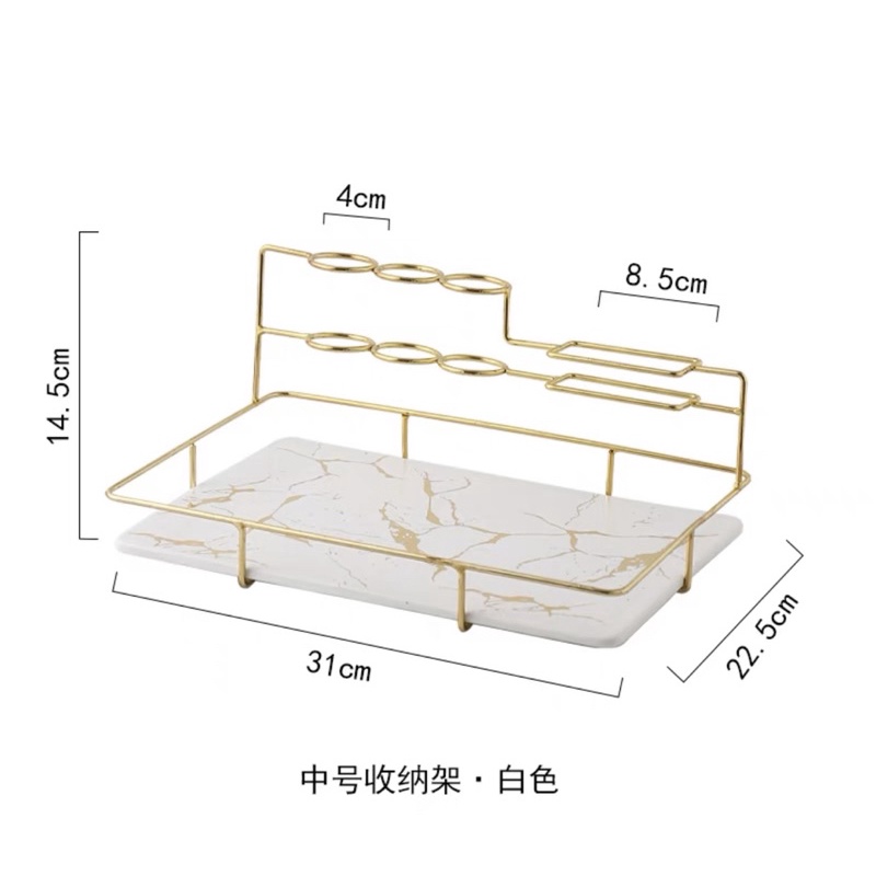 Khay Sứ Để Mĩ Phẩm, Bàn Chải, Đồ Dùng Nhà Tắm Gốm Sứ Cao Cấp