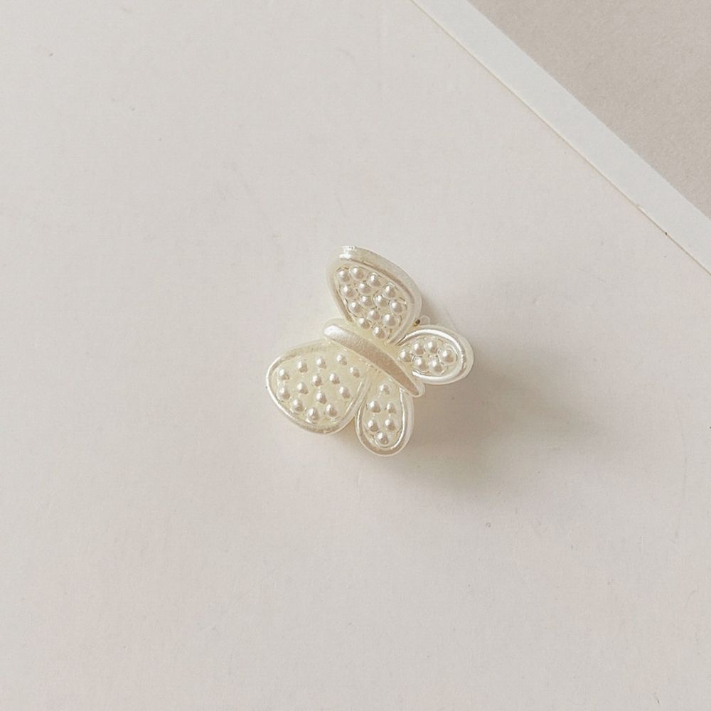 Set 2 kẹp tóc hình nơ đính ngọc trai phong cách Hàn Quốc cho nữ
